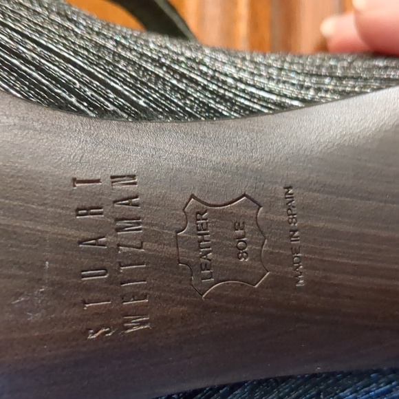 Stuart Weitzman Shimmer Thread Heel Sz. 9 - Picture 7 of 10